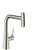Hansgrohe 73822801 Metris Select Prep Kitchen Faucet, 2-Spray Pull-Out, 1.75 GPM in Steel Optic