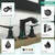 Hansgrohe 31330671 Metropol Classic Widespread Faucet 110 with Lever Handles and Pop-Up Drain, 1.2 GPM in Matte Black