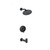 Hansgrohe 4955670 Vernis Blend Pressure Balance Tub/Shower Set, 2.5 GPM in Matte Black