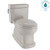 TOTO MS974224CEFG#03 Eco Guinevere Elongated 1.28 GPF Universal Height Skirted Toilet with CEFIONTECT and SoftClose Seat in Bone
