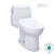 TOTO MW6044736CEFG#01 WASHLET+ UltraMax II One-Piece Elongated 1.28 GPF Toilet and WASHLET+ S7A Contemporary Bidet Seat in Cotton White