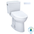 TOTO MW7764736CEFGA.10#01 Drake WASHLET+ Two-Piece Elongated 1.28 GPF Universal Height TORNADO FLUSH Toilet and S7A Contemporary Bidet Seat with Auto Flush, 10 Inch Rough-In in Cotton White