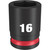 Milwaukee 49-66-6140 Shockwave Impact Duty 3/8" Drive 16MM Standard 6 Point Socket