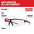 Milwaukee 48-73-2010 Safety Glasses - Clear Anti-Scratch Lenses