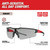 Milwaukee 48-73-2105 Safety Glasses - Gray Anti-Scratch Lenses