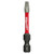 Milwaukee 48-32-4606 Shockwave 2 in. Impact Square Recess #2 Power Bits