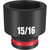 Milwaukee 49-66-6113 Shockwave Impact Duty 3/8" Drive 15/16" Standard 6 Point Socket