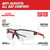 Milwaukee 48-73-2204 Safety Glasses - +2.00 Magnified Clear Anti-Scratch Lenses