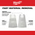 Milwaukee 49-25-2202 Milwaukee OPEN-LOK 2" RIGID & 2" FLEXIBLE SCRAPER VARIETY PACK 2PC
