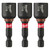 Milwaukee 49-66-4526 Shockwave Impact Duty 7/16" x 1-7/8" Magnetic Nut Driver 3PK