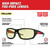 Milwaukee 48-73-2121 Performance Safety Glasses - Yellow Fog-Free Lenses (Polybag)