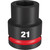Milwaukee 49-66-6359 Shockwave Impact Duty 3/4" Drive 21MM Standard 6 Point Socket
