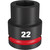 Milwaukee 49-66-6360 Shockwave Impact Duty 3/4" Drive 22MM Standard 6 Point Socket