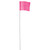 Milwaukee 78-003 2.5 in. x 3.5 in. Pink Flag Stakes