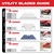 Milwaukee 48-22-1975 75-Piece General Purpose Utility Blades w/ Dispenser
