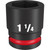 Milwaukee 49-66-6311 Shockwave Impact Duty 3/4" Drive 1-1/4" Standard 6 Point Socket