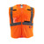 Milwaukee 48-73-5128 Class 2 Breakaway High Visibility Orange Mesh Safety Vest - 4XL/5XL