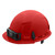 Milwaukee 48-73-1128 Red Front Brim Hard Hat w/6pt Ratcheting Suspension - Type 1, Class E
