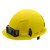 Milwaukee 48-73-1122 Yellow Front Brim Hard Hat w/6pt Ratcheting Suspension - Type 1, Class E