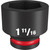 Milwaukee 49-66-6318 Shockwave Impact Duty 3/4" Drive 1-11/16" Standard 6 Point Socket