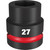 Milwaukee 49-66-6592 Shockwave Impact Duty 1" Drive 27MM Standard 6 Point Socket