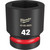 Milwaukee 49-66-6605 Shockwave Impact Duty 1" Drive 42MM Standard 6 Point Socket