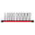 Milwaukee 48-22-9405 10pc 3/8 in. SAE Deep Well Sockets with FOUR FLAT Sides
