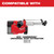 Milwaukee 49-90-2343 M12 HAMMERVAC Universal Dust Extractor Dust Box