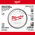 Milwaukee 48-40-4345 8 in. Aluminum Cutting Circular Saw Blade