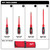 Milwaukee 48-22-2204 4-Piece 1000V Insulated Screwdriver Set w/ Roll Pouch