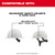 Milwaukee 48-73-1430 BOLT Full Face Shield - Metal Mesh (Compatible with Milwaukee Safety Helmets & Hard Hats)
