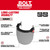 Milwaukee 48-73-1425 BOLT Full Face Shield - Gray Dual Coat Lens (Compatible with Milwaukee Safety Helmets & Hard Hats)