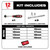 Milwaukee 48-22-9001 12-Piece 3/8 in. Drive Metric Socket Set