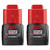 Milwaukee 48-11-2411 M12 REDLITHIUM 1.5Ah Compact Battery Pack (2 Piece)
