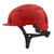 Milwaukee 48-73-1328 Red Front Brim Vented Safety Helmet (USA) - Type 2, Class C