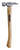 Milwaukee TI14MC 14 oz Titanium Milled Face Hammer with 18 in. Curved Hickory Handle