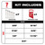 Milwaukee 48-22-9406 7pc Ratcheting Combination Wrench Set - SAE