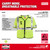 Milwaukee 48-73-5222 AR/FR Cat. 1 Class 3 High Visibility Yellow Mesh Safety Vest - L/XL