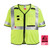 Milwaukee 48-73-5224 AR/FR Cat. 1 Class 3 High Visibility Yellow Mesh Safety Vest - 4XL/5XL