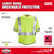 Milwaukee 48-73-5224 AR/FR Cat. 1 Class 3 High Visibility Yellow Mesh Safety Vest - 4XL/5XL