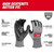 Milwaukee 48-73-8743B 12 Pair Cut Level 4 High Dexterity Polyurethane Dipped Gloves - XL