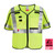 Milwaukee 48-73-5233 AR/FR Cat. 1 Class 3 Breakaway High Visibility Yellow Mesh Safety Vest - 2XL/3XL (ANSI/CSA)