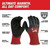 Milwaukee 48-73-7942B 12-Pack Cut Level 4 Winter Dipped Gloves - L