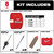 Milwaukee 49-56-9285 8 pc. BIG HAWG with Carbide Teeth Kit