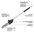 Milwaukee 49-16-2720 M18 FUEL QUIK-LOK 10 in. Pole Saw Attachment