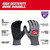 Milwaukee 48-73-7014B 12 Pair Cut Level 7 High-Dexterity Nitrile Dipped Gloves - XXL