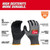 Milwaukee 48-73-7024B 12 Pair Cut Level 8 High-Dexterity Nitrile Dipped Gloves - XXL
