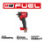 Milwaukee 2855P-20 M18 FUEL 1/2 Compact Impact Wrench w/ Pin Detent