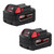 Milwaukee 48-11-1852 M18 REDLITHIUM XC 5.0Ah Extended Capacity Battery Pack (2 Piece)