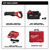 Milwaukee 2821-22 M18 FUEL SAWZALL Reciprocating Saw - 2 Battery XC5.0 Kit